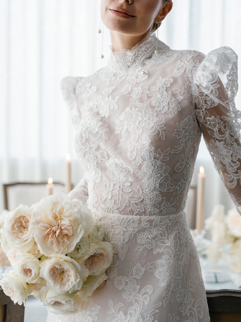 White rose bridal bouquet, Ever Blooming Floral, Puyallup, WA.